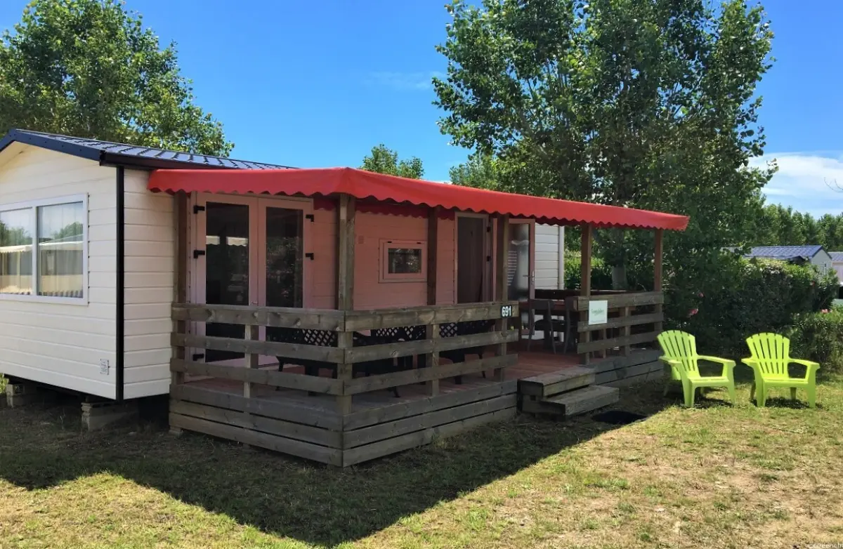 Luxe chalets en mobile homes met airco